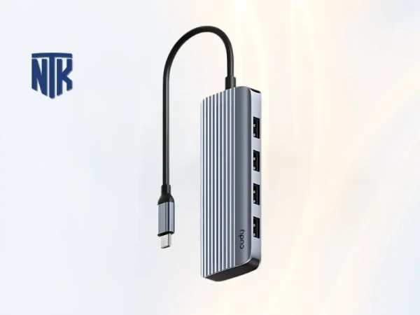 Hub chuyển đổi Cudy UH-500 type-C 6 in 1 | HDMI | 4K | 5 Gbps