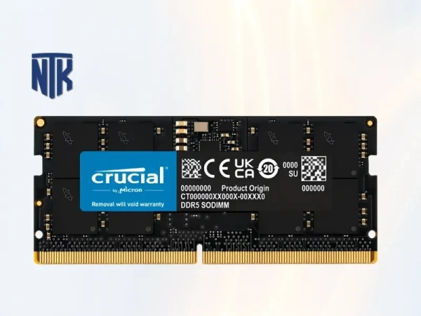 Ram Crucial 8GB DDR5 bus 4800Mhz CL40 (CT8G48C40S5)
