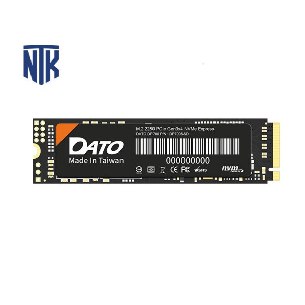 SSD NVME 256GB Dato DP700 | M.2 2280 · PCIe Gen3x4 · NVMe1.3 | Đọc 2,500MB/s · Ghi 1,700MB/s
