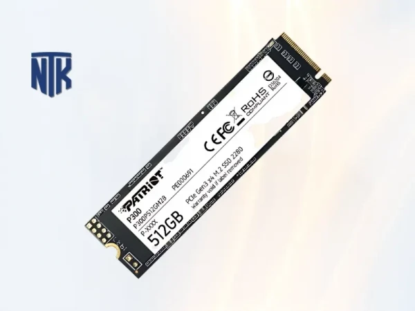 Ổ cứng SSD PATRIOT 512GB P300P512GM28 | M.2 2280 NVMe Gen 3x4 | Tốc độ đọc: 1700MB/s + Tốc độ ghi: 1200MB/s