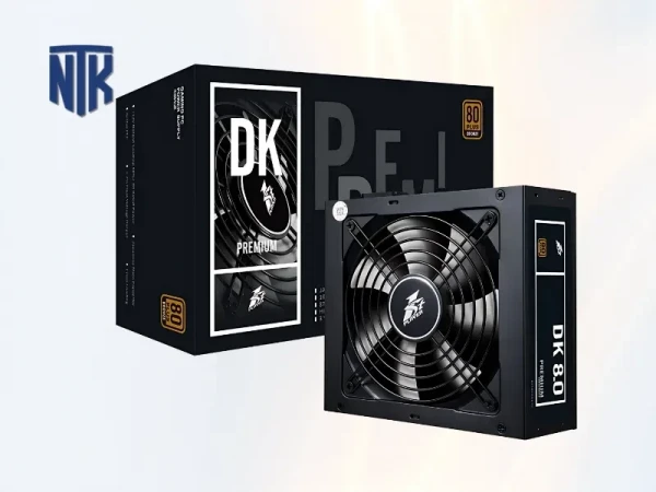 Nguồn 800W 1STPLAYER DKPM-BRZ-800-BK-EU | 80 PLus Bronze