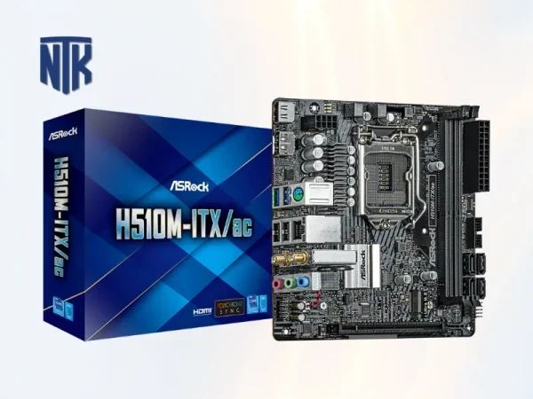 Mainboard ASRock H510M-ITX/AC | LGA1200 | Mini-ITX | 2 Khe DDR4