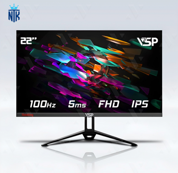 Màn hình VSP V2205H - 21.5 inch, Full HD, IPS, 100Hz, 6ms, phẳng