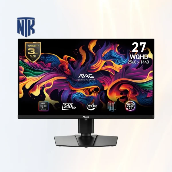 Màn hình 27 inch MSI MAG 271QPX QD-OLED E2 | WQHD / QD-OLED / 240Hz / 0.03ms | 10 bit màu | 178°H/V