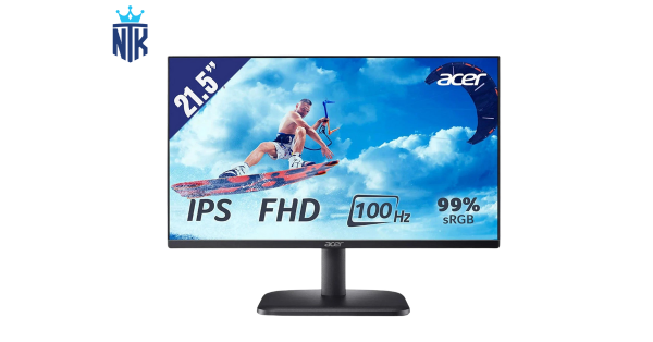 Màn hình Acer EK221Q E3 - 22 inch, FHD, IPS, 100Hz, 5ms, phẳng 