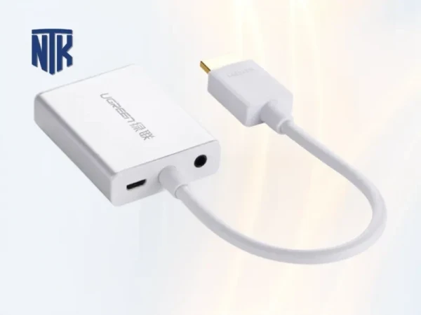 Cáp chuyển đổi HDMI to VGA có Audio Ugreen 40212 