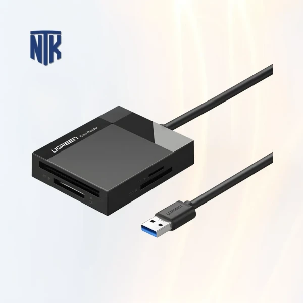 Đầu đọc thẻ USB 3.0 Ugreen (30333) |  dài 0.5m | hỗ trợ SD/TF/MS/CF