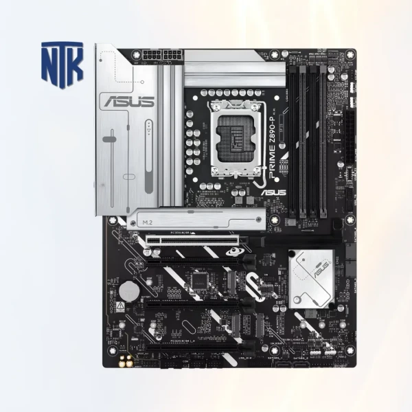 Mainboard ASUS PRIME Z890-P-CSM | LGA1851 · 4x DDR5-8666MT/s · PCIe 5.0 · 4x M.2 | HDMI 2.1 · DisplayPort 1.4 | USB-C 20Gbps · 2.5Gb LAN | ARGB · ATX