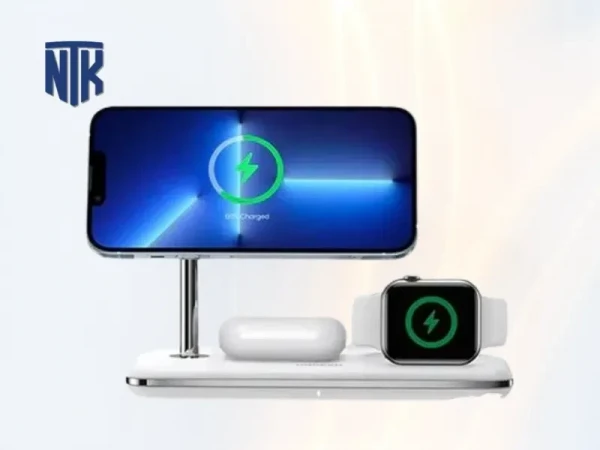 Bộ sạc không dây 3 trong 1 Ugreen 90326 CD278 cổng nguồn USB-C
