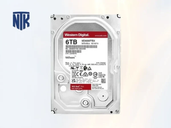 Ổ cứng 6TB Western Digital Red Pro WD6005FFBX | 3.5 inch 256MB Cache 7200RPM 