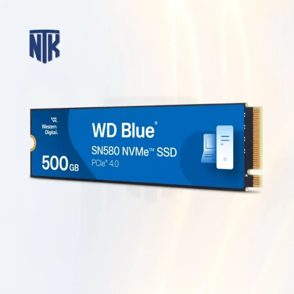 Ổ cứng SSD WD Blue SN580 500GB NVMe PCIe Gen4 x4 WDS500G3B0E
