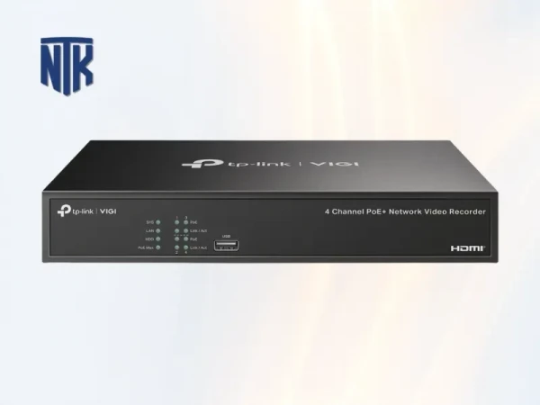 Đầu Ghi Hình Mạng VIGI 4 Kênh PoE + TP-Link VIGI NVR1004H-4P | HDMI 4K & 16MP