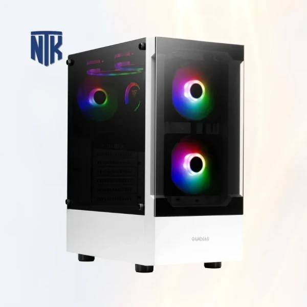 Case Gamdias TALOS E3 WHITE CATALOSE3WHGA | ATX/Micro-ATX/Mini-ITX | Kính cường lực | ARGB