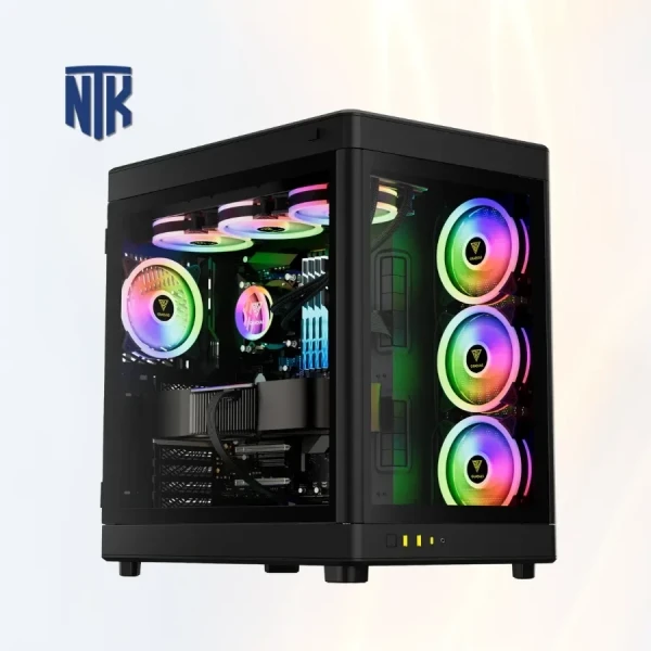 Vỏ Case Gamdias Neso P1 B Đen | EATX/ATX/Micro-ATX/Mini-ITX | Kính cường lực