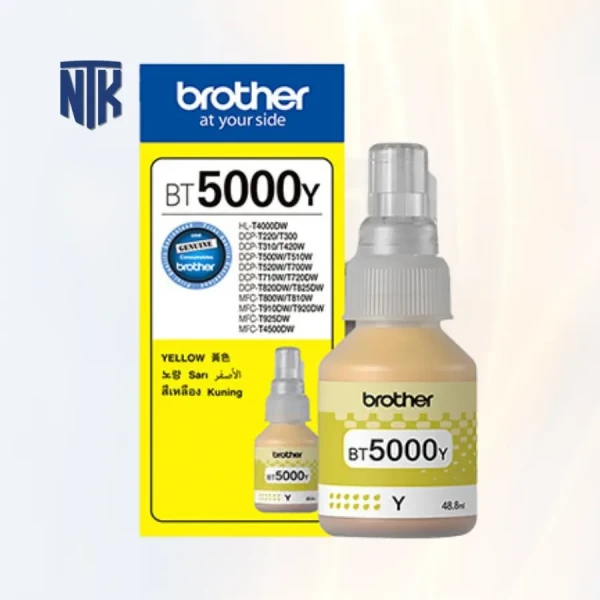 Mực in phun Brother BT5000Y màu vàng 