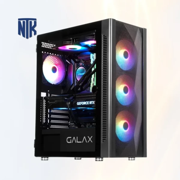 Vỏ Case Gaming Galax Revolution 06 Black | ATX/M-ATX/ITX | Mid tower | Khung thép