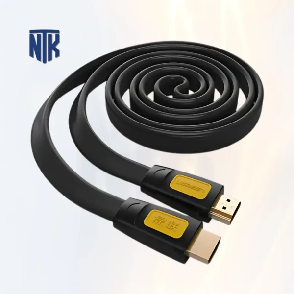 Cáp HDMI hỗ trợ Ethernet 3D Full HD Ugreen 11183 | dẹt dài 10m