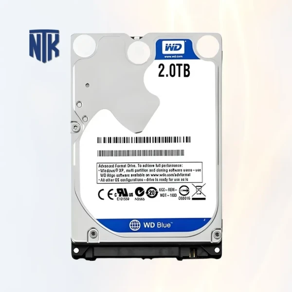 Ổ cứng HDD cho laptop 2TB WD Blue (WD20SPZX) | 5400rpm | SATA3 | 2.5 inch