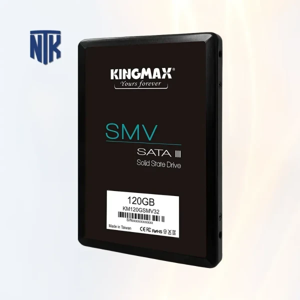Ổ cứng SSD KINGMAX 120GB SMV32 | SATA 6Gb/s | Read: 520 MB/s / Write: 350MB/s