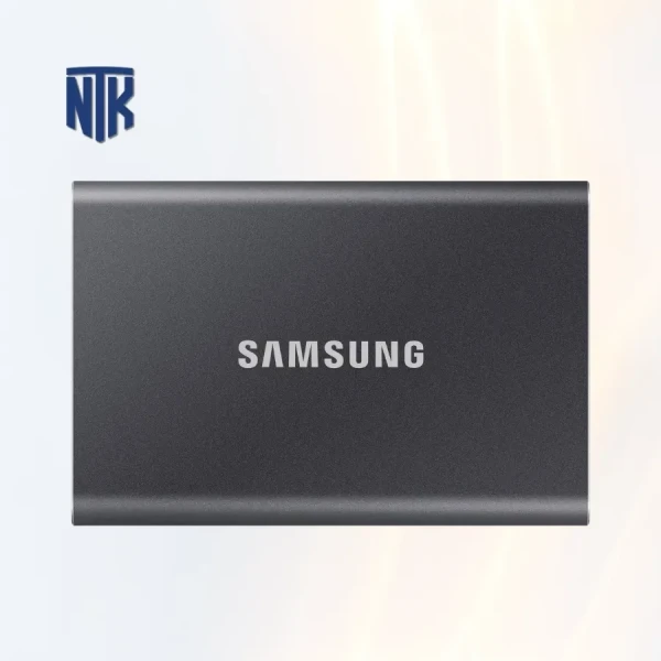 Ổ cứng di động SSD Samsung T7 Portable 2TB | 2.5 inch | USB 3.2 | Read: 1050MB/s / Write: 1000MB/s | Xanh và Xám