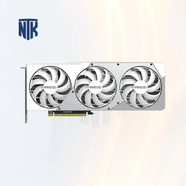 Card màn hình Inno3D GeForce RTX 5070 Ti X3 OC WHITE N507T3-16D7X-176068W | GDDR7 |  2x PCIe 8-pin cables