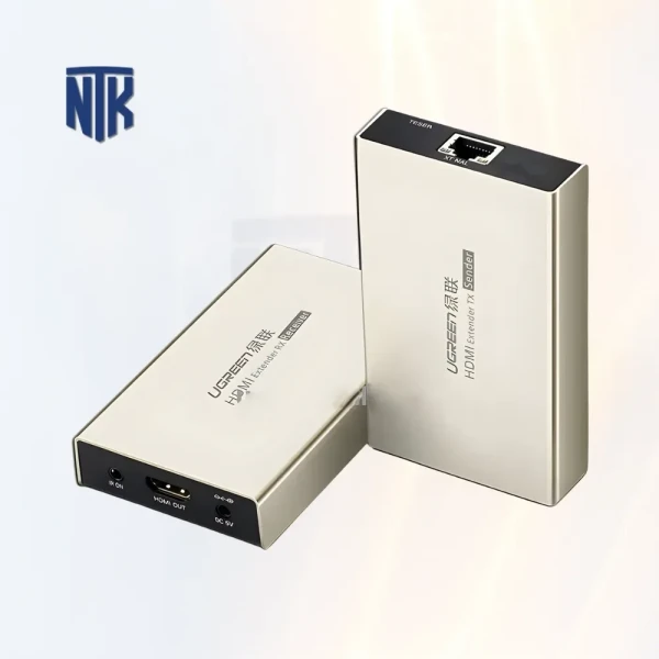 Thiết bị nhận tín hiệu HDMI qua cáp mạng Ugreen 40280 | Sender 120M / Cat5e/Cat6