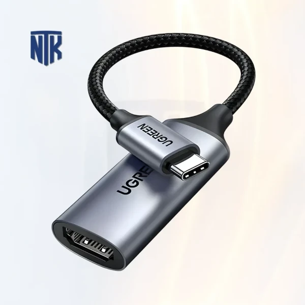 Cáp chuyển đổi USB type-C to HDMI Ugreen 70444 | 4K@60Hz | HDMI 2.0 | 15 cm