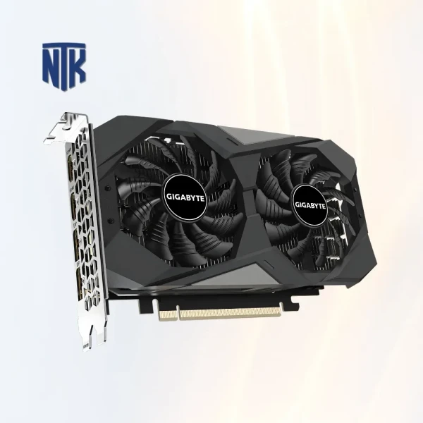 Card màn hình 6GB GDDR6 Gigabyte GeForce RTX 3050 WINDFORCE OC 6G (GV-N3050WF2OC-6GD) | 96 bit | PCIe 4.0 | x2 DP 1.4a · x2 HDMI 2.1 | ATX · 300W