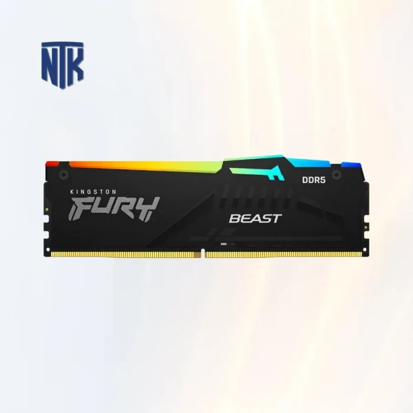RAM 16GB DDR5 6000MT/s Kingston Fury Beast RGB EXPO KF560C36BBE2A-16 | CL40 |  Intel & AMD Chipset | heat sink