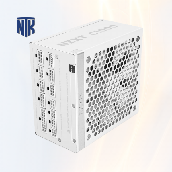 Nguồn máy tính 1000W NZXT PA-0G2BW-EU | 80Plus Bronze | PCIe Gen 5.1 | ATX 3.1 | Full Modular | Đen \ Trắng