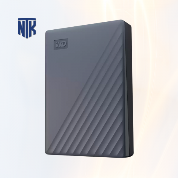 Ổ Cứng Di Động HDD 6TB WD My Passport WDBY3J0060BGY-WESN | USB 3.2 Gen 1 | 5Gb/s | Silicon Grey