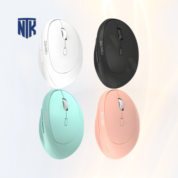 Chuột không dây DAREU LM158D | Dual Mode | Bluetooth + 2.4G | up to 1600 dpi