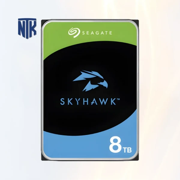Ổ cứng Camera 8TB Seagate Skyhawk AI (ST8000VX009) | SATA III (6Gb/s) · 3.5 inch | 7200 RPM · 256 MB
