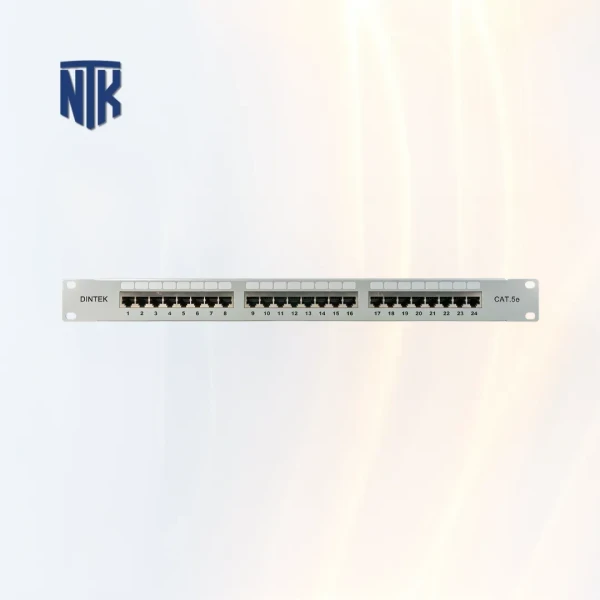 Patch Panel 24 Port 1U Cat5e FTP Dintek PowerMAX (1402-03012)