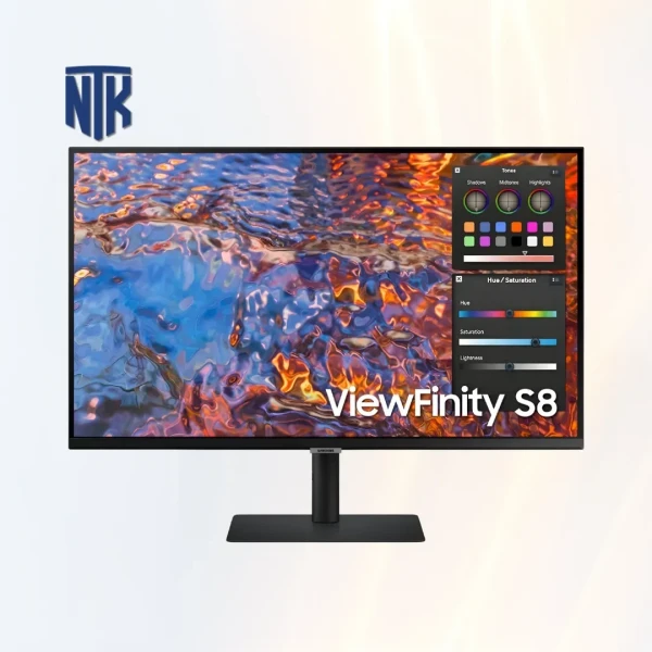 Màn hình 27 inch Samsung ViewFinity S8 S80PB LS27B800PXEXXV | UHD/IPS/60Hz/5ms/USB TypeC/Network RJ45
