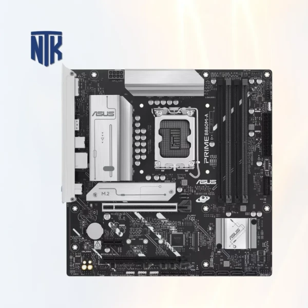 Mainboard Asus PRIME B860M-A-CSM DDR5 | 4x DDR5  · PCIe 5.0 | DisplayPort 1.4 · HDMI 2.1 | 2 x M.2 · 4 x SATA 6Gb/s | RGB · micro-ATX