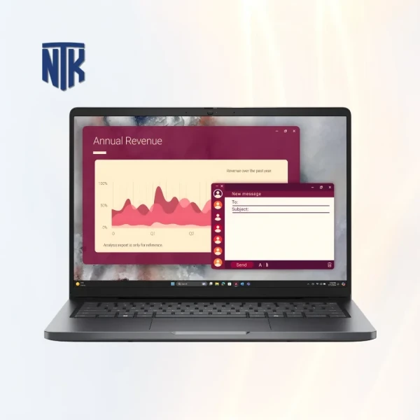 Laptop Dell Pro 14 PC14250 (U516G512) | Ultra 5-235U · 16GB DDR5 5600 MT/s · 512GB SSD | 14 inch · Full HD+ · IPS | WiFi 6E · Bluetooth 5.3 · USB-C 10Gbps · Thunderbolt 4 · 65W · HDMI 2.1 | Windows 11 Home