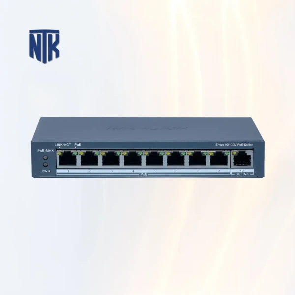 Switch 8 Port PoE Hikvision DS-3E1309P-EI