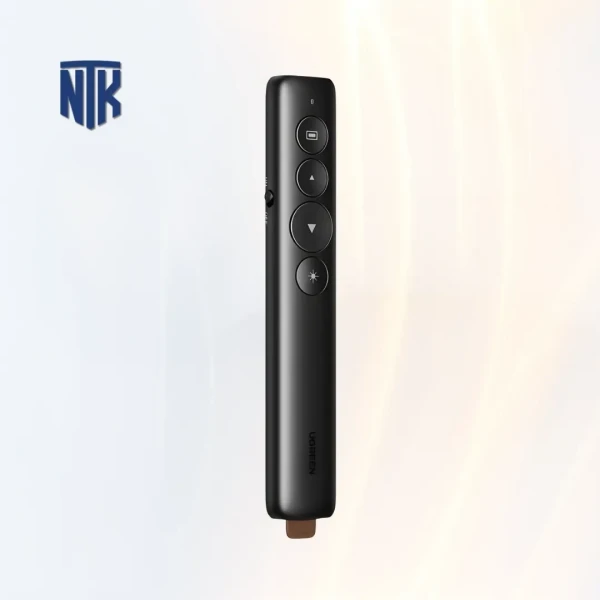 Bút trình chiếu Laser không dây Ugreen 50654 | | LED đỏ | 200m | Pin AAA | Nhựa ABS