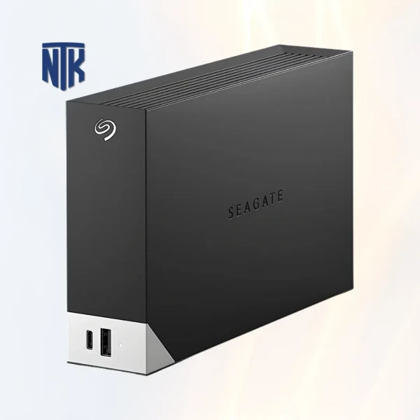 Ổ cứng gắn ngoài HDD 10TB Seagate One Touch Hub STLC10000400 | 3.5 inch · USB-A 3.0 · Hub USB-C · Bảo vệ mật khẩu · Tương thích Windows và macOS | 1240g