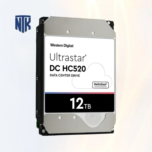 Ổ cứng NAS HDD 12TB WD Ultrastar HUH721212ALE604 HC 520