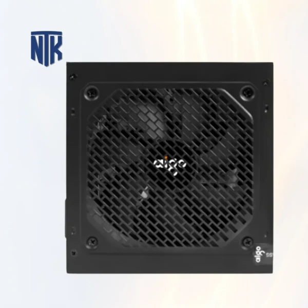 Nguồn 550W AIGO CK550 | ATX · quạt 120mm · cáp PCIe 6+2 · SATA x3 · điện áp 110~240V · phù hợp PC gaming phổ thông