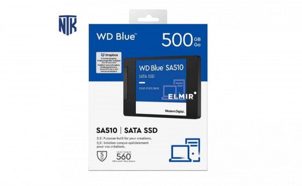 Ổ cứng SSD WD Blue 500GB SATA III (WDS500G3B0A-  Blue 2.5inch)