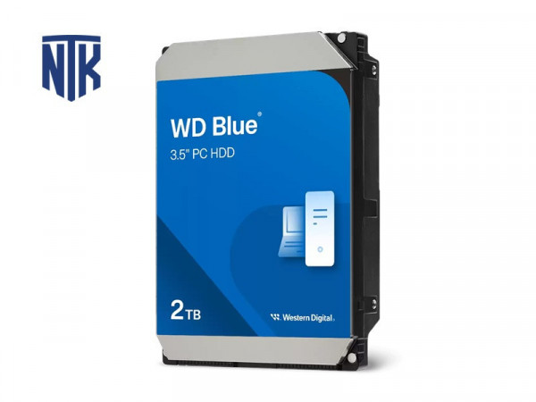Ổ cứng HDD 2TB WD Blue (WD20EZBX) |  3.5 inch / 7200 RPM / 256MB | SATA / 215MB/s