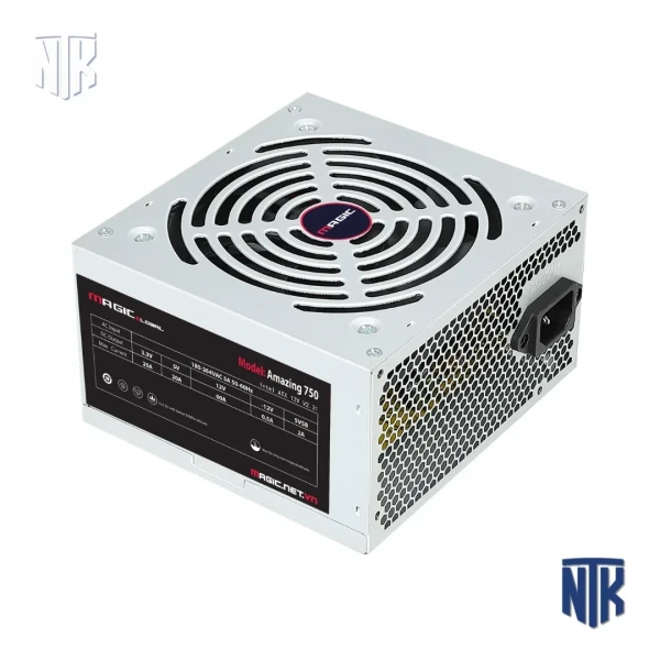 Nguồn máy tính Magic Amazing 750 CST 230W | ATX | Đen | SATA | PCIe 6 pin | No Box