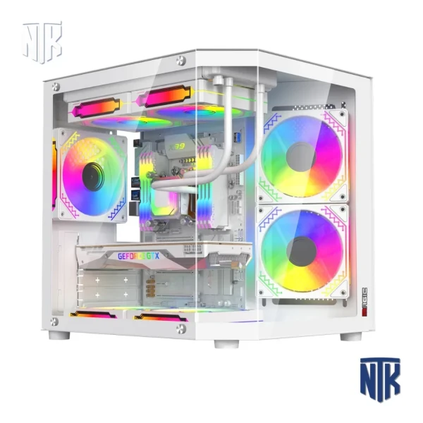 Vỏ case Magic CUBI-M Elite White | M-ATX | Kính cường lực | VGA 320mm | CPU Cooler 155mm | ATX PSU