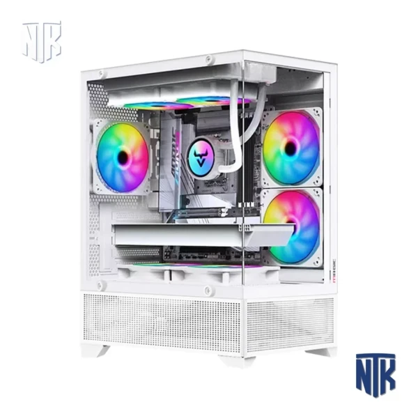 Vỏ case Magic Mix Tower Air White | M-ATX | ITX | Kính cường lực | VGA 350mm | Tản CPU 160mm