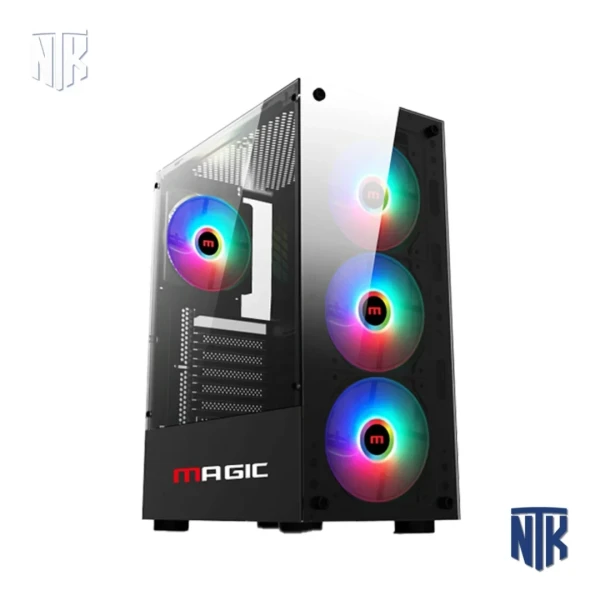 Vỏ Case Magic GM-03 Black | ATX | Không fan | Đen | 310x185x410mm