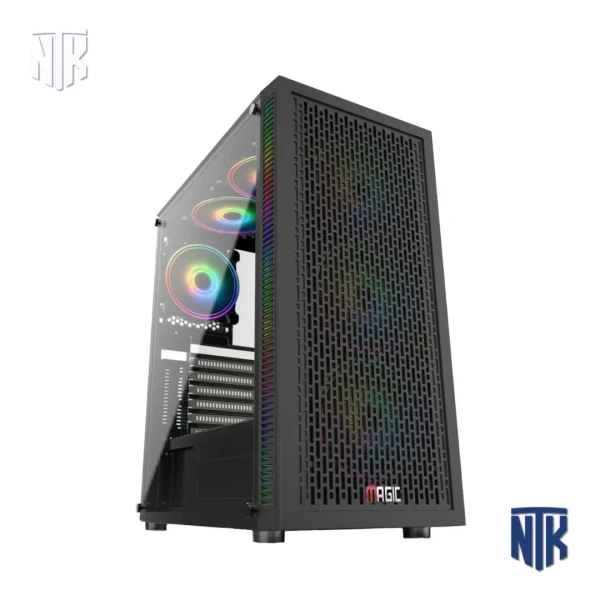 Vỏ Case Magic Luxury i Full Tower | E-ATX | Sẵn 4 fan Rainbow | Kính cường lực | Hỗ trợ VGA 320mm