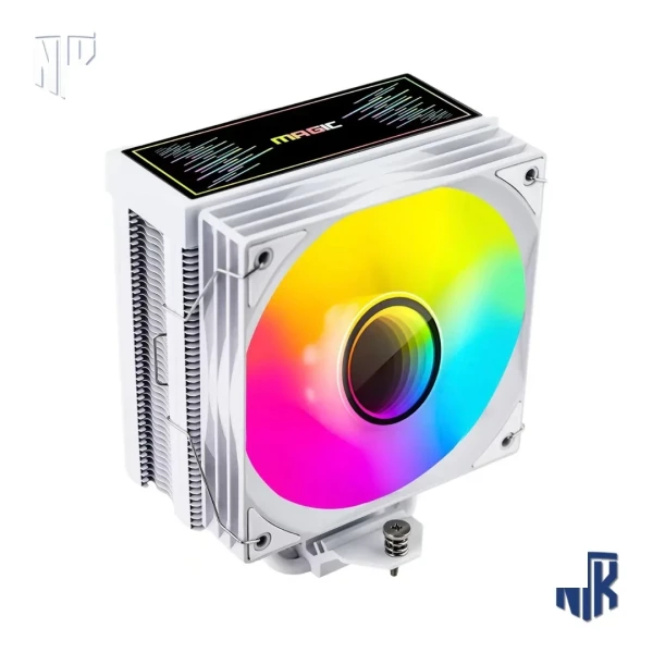 Tản Nhiệt Khí CPU Magic ICE-400 Pro White RGB | 120mm | 1800RPM | TDP 180W | Socket LGA 1700/AM5